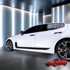 Для Kia Stinger 2018-2026 Черный Декоративная накладка на боковую часть кузова автомобиля Накладка Декоративная отделка Молдинг Аксессуары для стайлинга