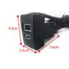 1PC Red LED Car Charger Socket QC3.0 Dual PD Type C Charging Outlet Power Adapter Phone For VW New Beetle Accessories