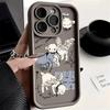 Счастливый Ангел Овечка Силиконовый Чехол для Телефона Для iPhone 11 13 12 14 15 16 Pro Max 13 15 Pro XR XS Max 7 8 14 15 16Plus Ударопрочный Чехол