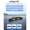 LED Car Parking Sensor 4 Sensors 22mm Buzzer Warning With Display Screen Host Control Box For Truck Van RV