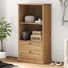 VidaXL Bookcase VIGO 60x35x114.5 Cm Solid Pine Wood 353184