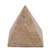 Hestia Travertine Pyramid Ornament