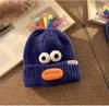 Милая смешная вязаная шапка-лягушка женская осенне-зимняя широкая повязка на голову теплая шапка 2023 новая шапка от холода студенческая