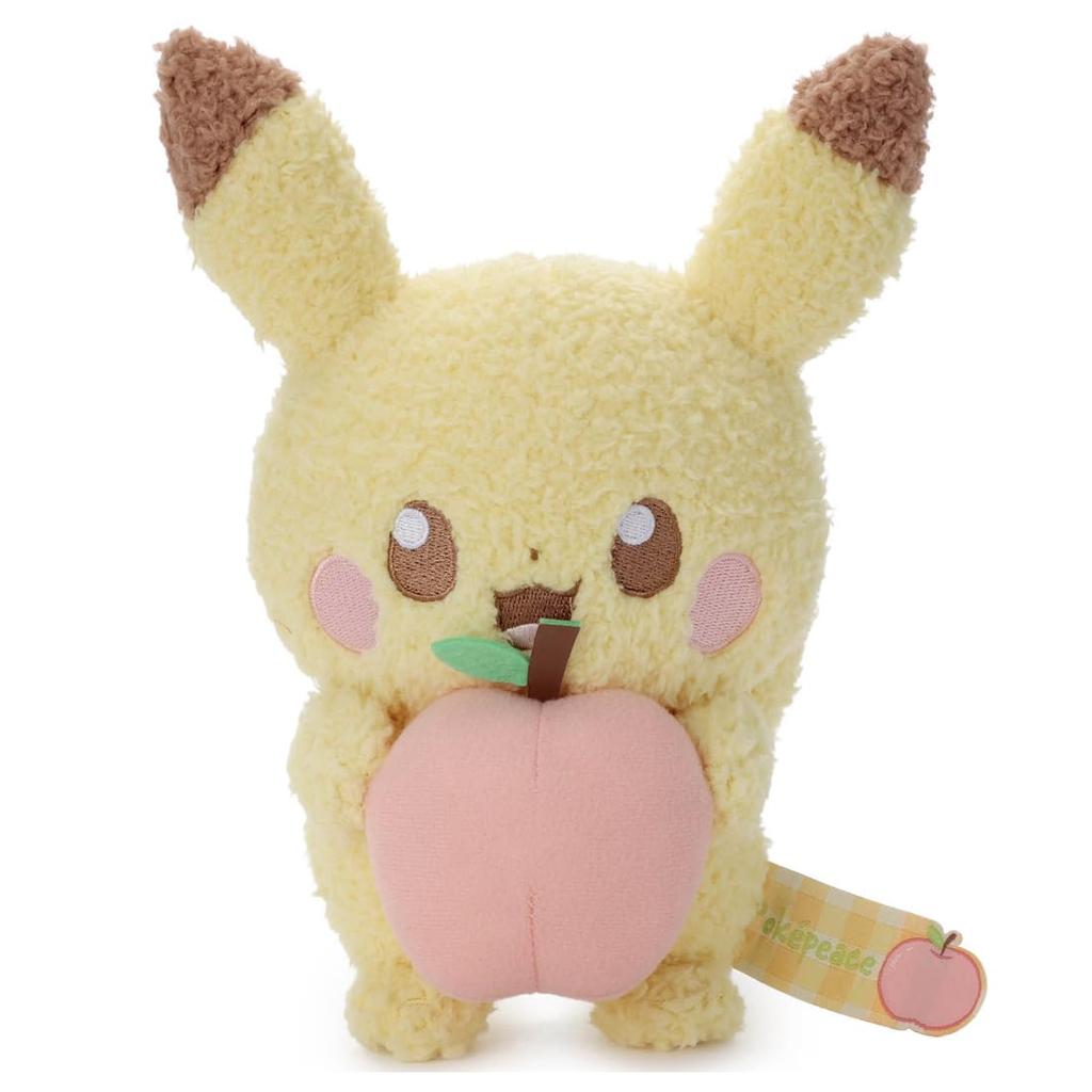 Takara Tomy Arts Pokémon PokéPiece Plush Toy (Colorful Ver.) Pikachu, Approximately 19cm Tall