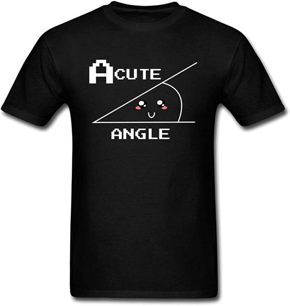 Acute Angle T Shirt Printed Black Graphic Top Tee for Men