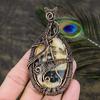 Ocean Jasper Handmade Copper Wire Wrap Jewelry Pendant 3.59 I2H71