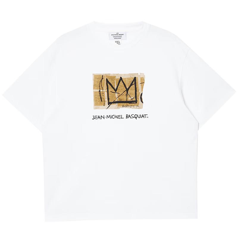 Мужская футболка Jack & Jones с принтом в стиле граффити, с эффектом прохлады