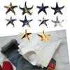 100 Pcs Star Studs Claw Metal Star Studs Rivets 10mm/15mm Punk Studs Rivet for Leather Craft Clothing Bags Belts Decor