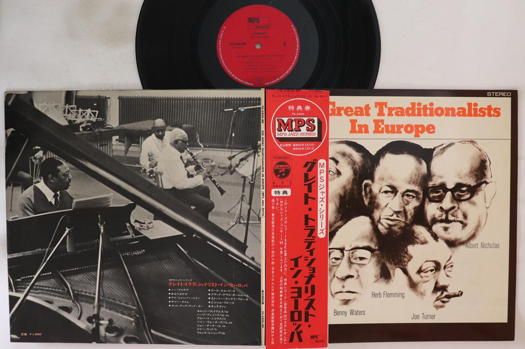 LP Record ALBERT NICHOLAS Great Traditionalists In Europe YS2406MP MPS 1970 Japan Obi Jazz Used
