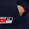 Nike Модная удобная флисовая баскетбольная толстовка с капюшоном для детей синяя HF8158-451