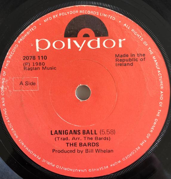 7-дюймовая пластинка BARDS Lanigans Ball 2078110 Polydor 1980 Ирландия КантриФолк Б/у