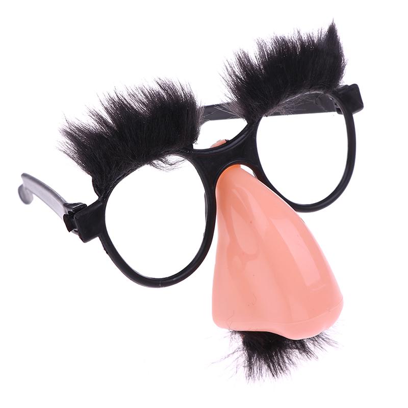 Fancy Cosplay Disguise Moustache Glasses Halloween Party Dress Big Nose