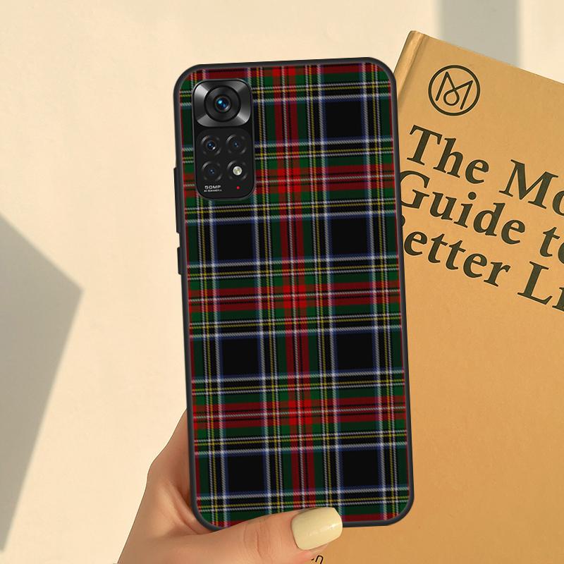 Чехол с узором в клетку Clan Stewart Dress Tartan для Xiaomi Redmi 12C 10A 10C 9C Note 12 Pro 11 Pro 10 Pro 9 8 Pro 10S 11S 12S