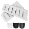 2Pcs  Bonnet  Vents Engine Hood Car Exterior Parts for  RS MK2 Style Car Front Vent Hood Vents Car Accessories