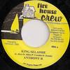 7inch Record ANTHONY B / DANNY ENGLISH & MR. PHA - King Selassie / Keep On Moving NONE Firehouse Crew Jamaica Reggae, Ska & Dub Used