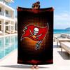 Tampa Bay Buccaneers Logo Beach Towel, Quick-drying, Easy to Care for, Suitable for Both Fitness and Beach Vacations,Sports Essential