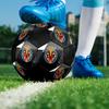 Villarreal CF Size 5 Soccer Ball, Machine-Stitched PVC, Durable & High Bounce, All Ages Fit, fan merchandise, matches & outdoor use.