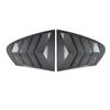 For BMW 5-Series F10 525i 530i 2011-2017 ABS Plastic Rear Window Quarter Louver Cover Side Vent Trim Car Adhesive Accessories