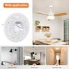 18W LED Light Replacement 3CCT Retrofit Light Kit Modern Ceiling Fan Light Kit  Home Use