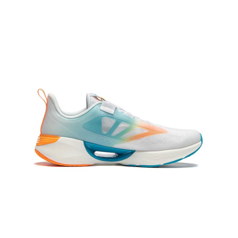 Кроссовки для бега Li Ning Kids Cloud Light Foam из синтетической кожи с амортизацией, дышащие, с поддержкой, с низким верхом, детские кроссовки для бега YKFU020-9
