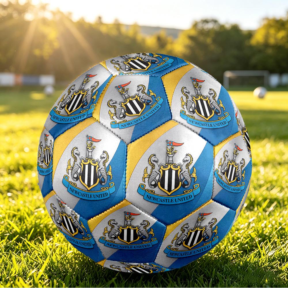 Футбольный мяч Newcastle United, размер 5, с принтом, противоскользящий, для взрослых, футбольный мяч-сувенир для фанатов футбола