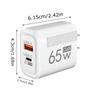 Быстрая зарядка 65 Вт USB Type C Зарядное устройство EU PD 3.0 Quick Charge Настенный адаптер для телефона Для iPhone 15 Xiaomi Huawei Samsung