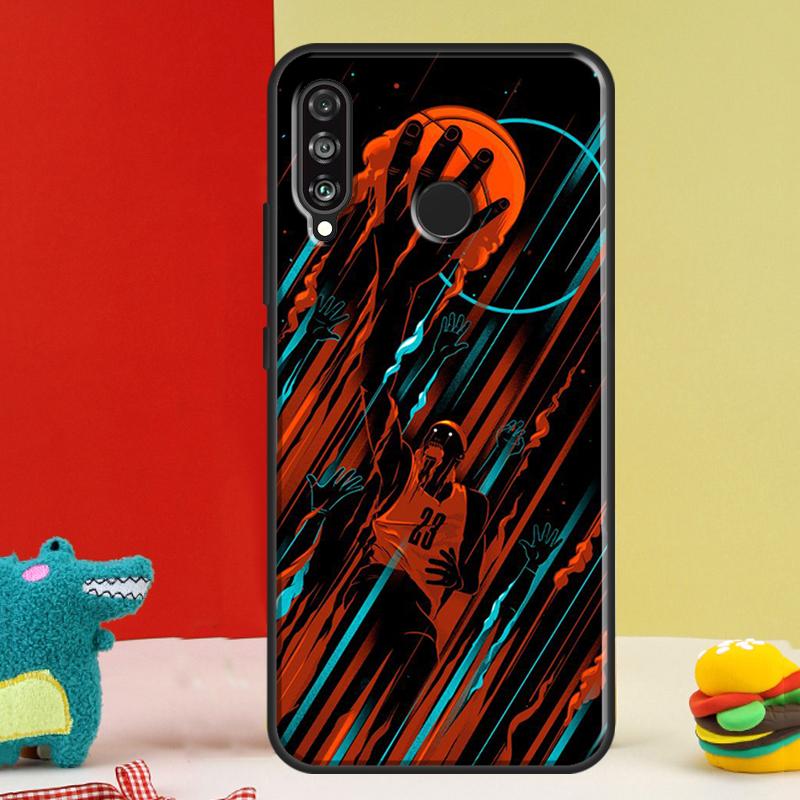 Спортивный чехол для баскетбола для Huawei Nova 12i 12s 11i 5T 9 10 SE Y91 Y90 Y60 Y70 Y72 Y61 P60 Pro P20 P40 P30 Lite