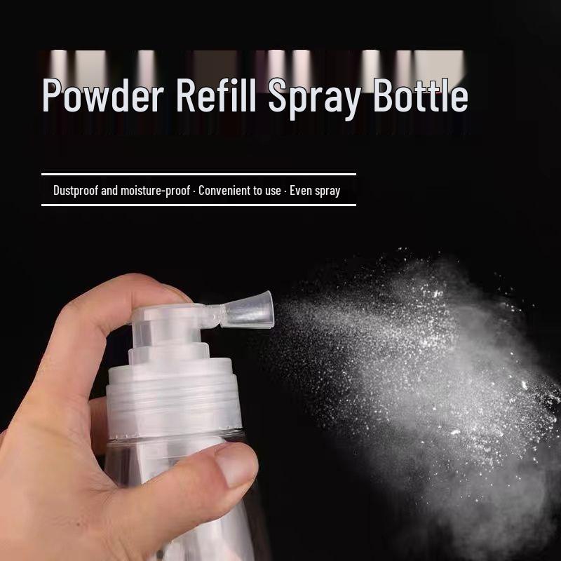 Refreshing Press-Type Powder Spray Bottle for Loose, Dry, Gold & Silver Powder