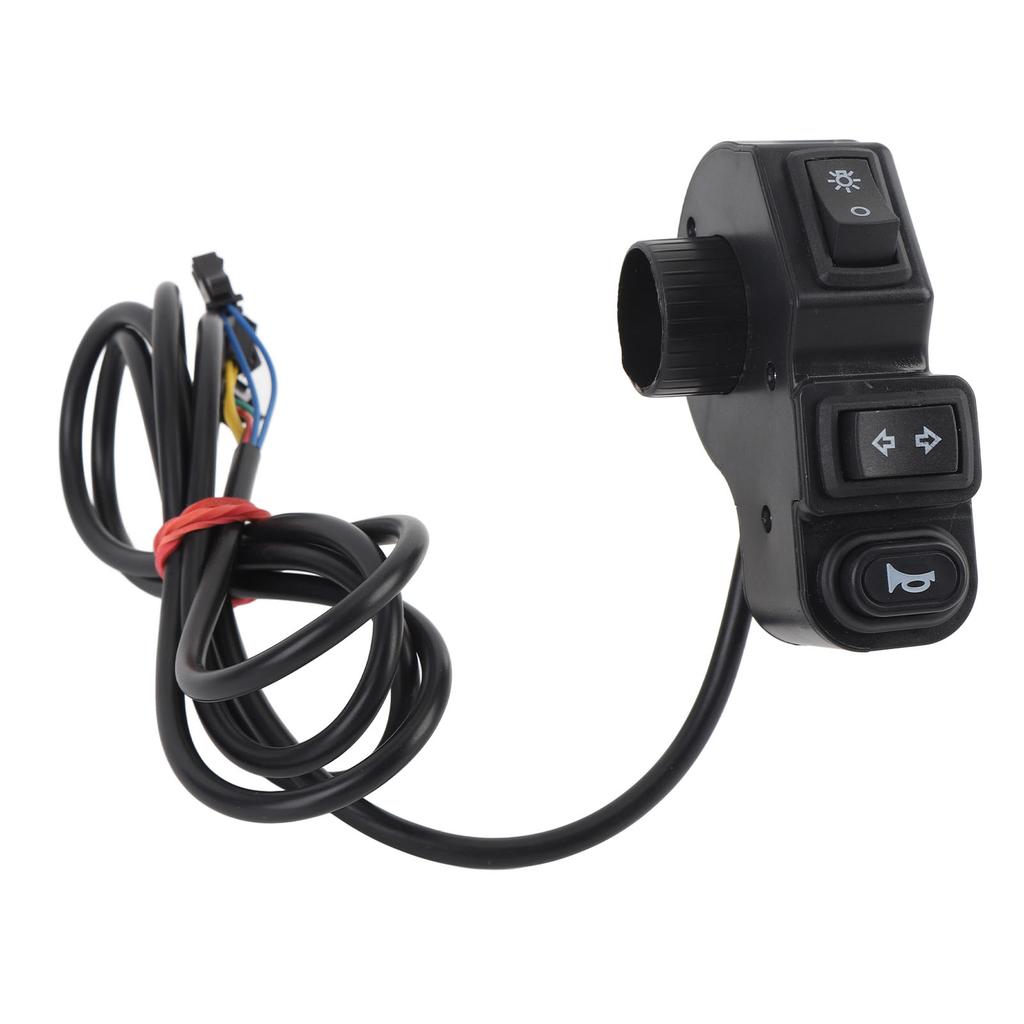 Переключатель сигнала поворота мотоцикла, фары, кабель 4,9 фута, 3 в 1, переключатель управления рулем скутера