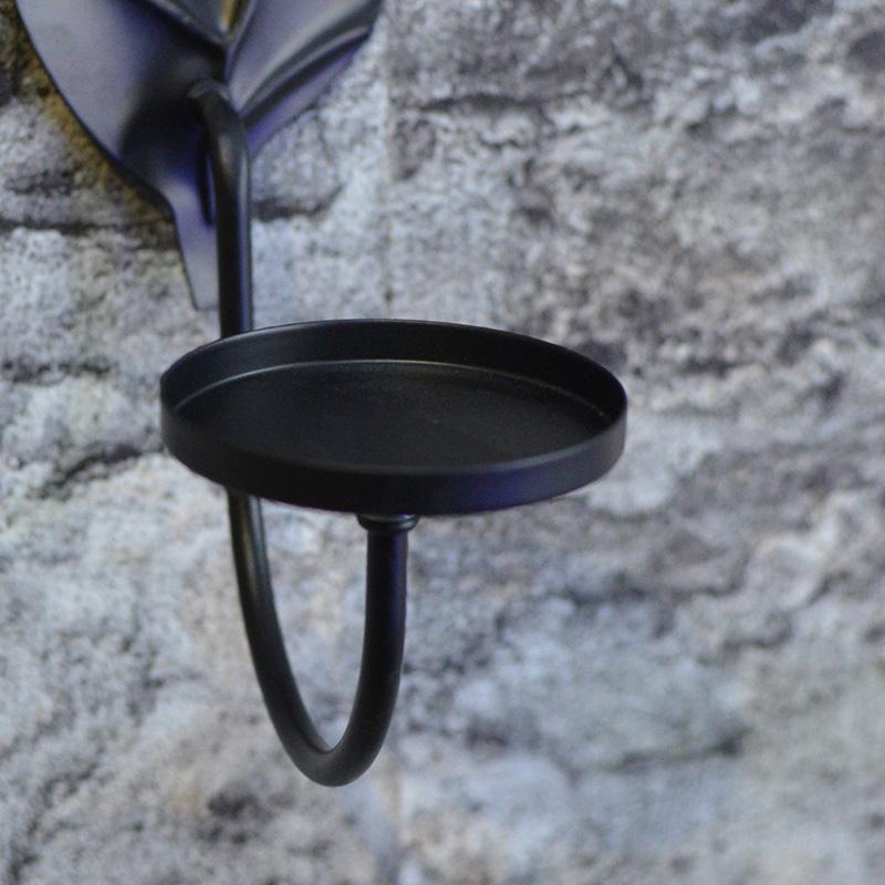 1шт подставки для свечей листочки железный подсвечник на день рождения украшение для дома металлический фон настенный подвесной прочный