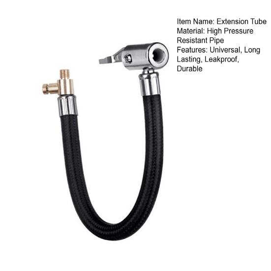 Быстроразъемный зажимной патрон для шин, удлинительная трубка для вентиля шины, высокая прочность, простая установка, гибкая конструкция