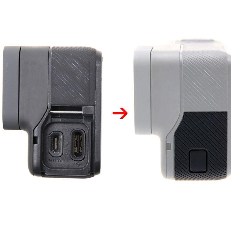 Боковая крышка с мини-портом USB-C, боковой защитный элемент, замена для gopro HERO5/6/7 Black, линза с УФ-фильтром, запчасти для ремонта E56B