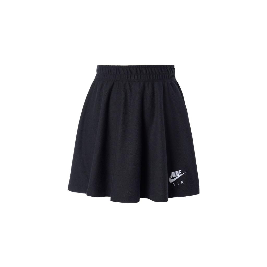 Nike Юбка трапециевидной формы с эластичной резинкой на талии и принтом логотипа. Женские юбки черного цвета DO7605-010