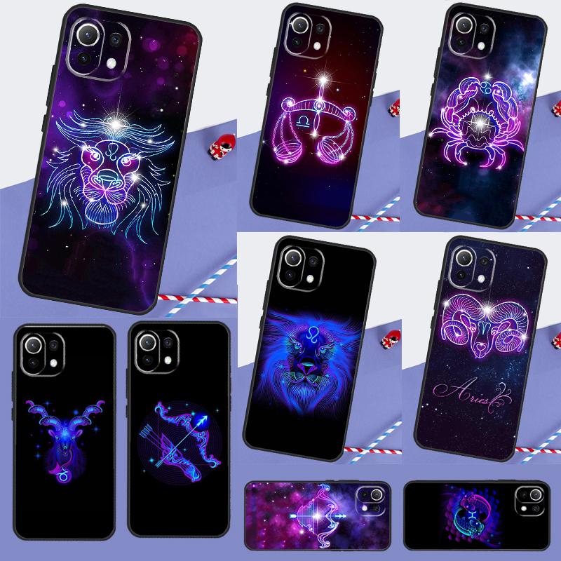 Zodiac Signs Cover For Xiaomi 15 14 13 Ultra 11T 12T 13T 14T Pro POCO X7 Pro X3 X5 X6 M6 F5 F6 Pro Case