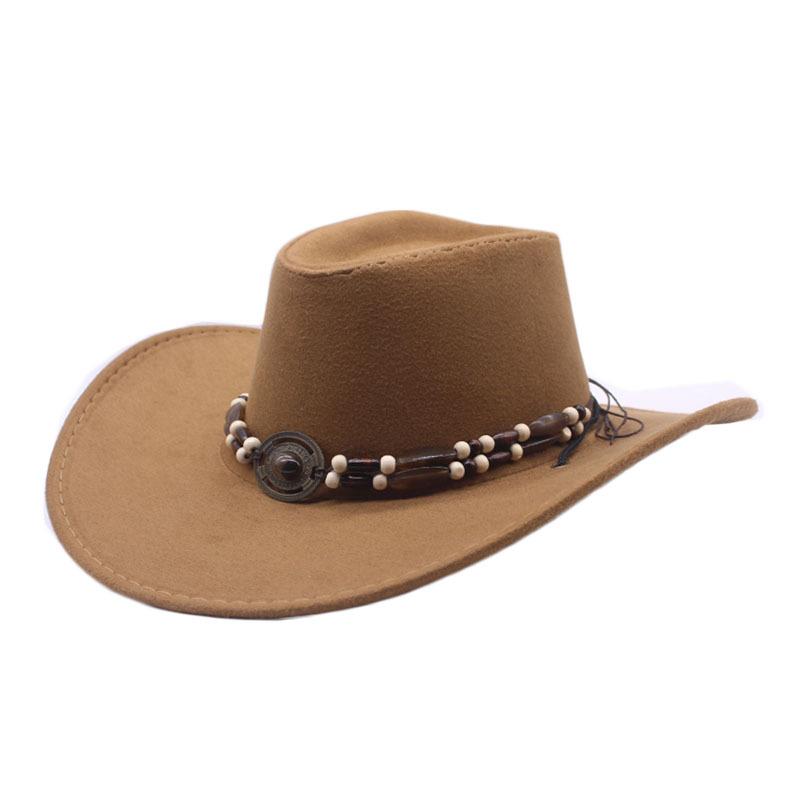 European and American Dayan Tibetan Jazz Hat Men's and Women's Outdoor Sunscreen Sun Hat Travel Knight Hat Western Cowboy Hat