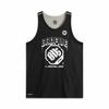 Quick-Dry Breathable Letter Print Pullover Basketball Vest Men Tops Black AAYU185-1