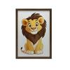 Plakat Uśmiechnięty Lew Plakat Uśmiechnięty Lew, 30X40 Cm, Bez Ramy, Płótno Premium Na Blejtramie