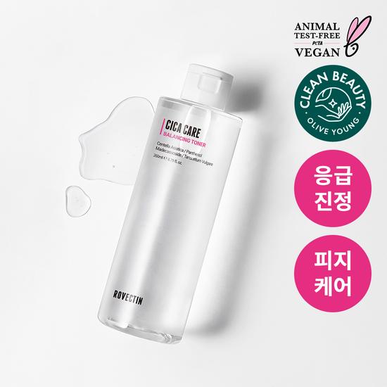 ROVECTIN Cica Care Балансирующий тонер 260 мл для экстренного успокоения/увлажнения