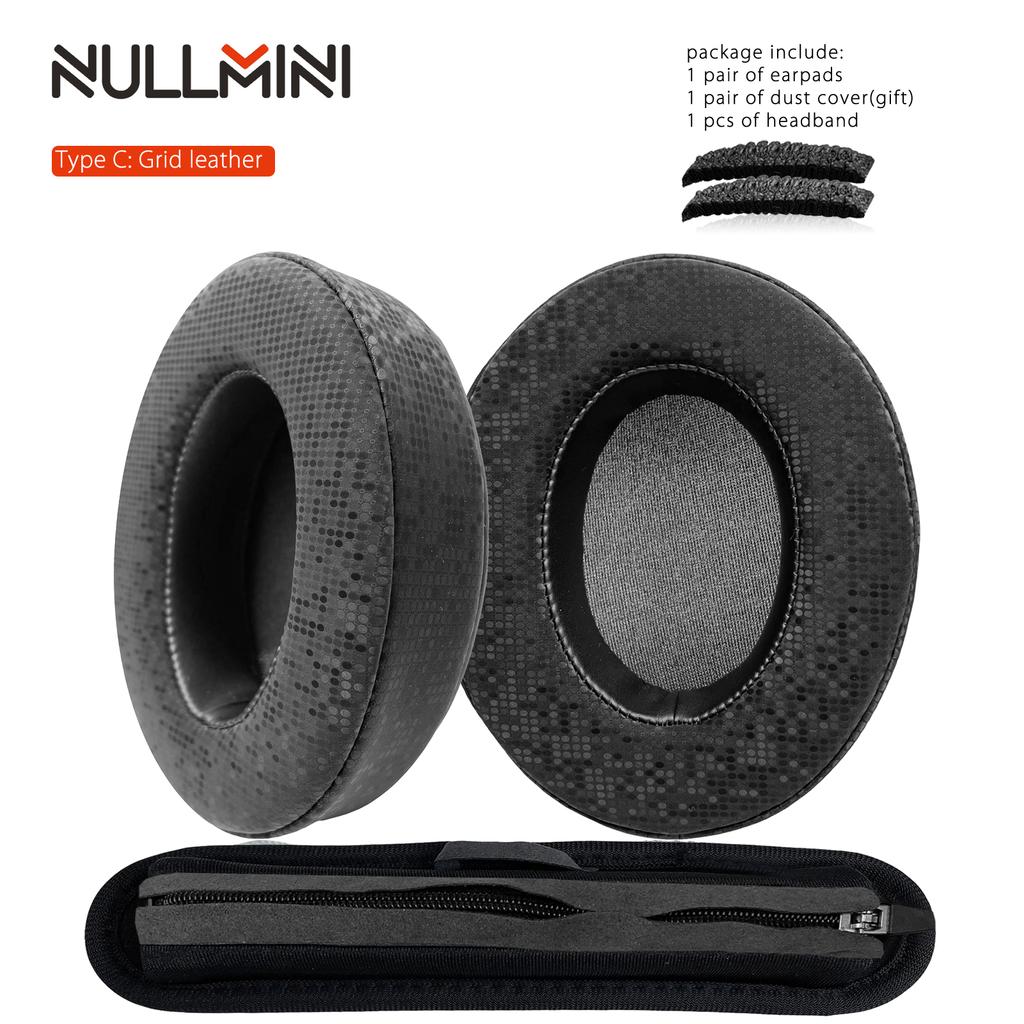 NullMini Replacement Earpads for CoolerMaster MH750, MH751, MH752,MH670 Headphones Ear Cushion Earmuffs Headset Headband