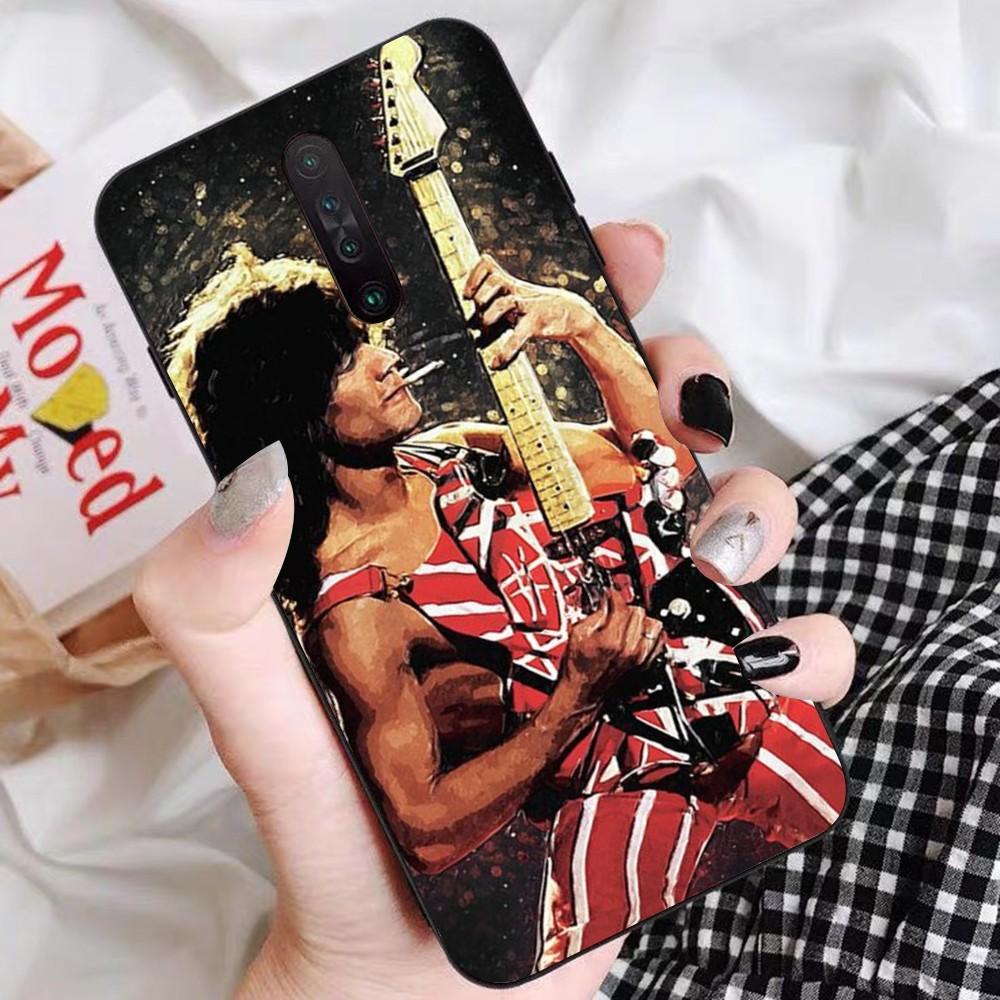 Чехол для телефона E-Eddie V-Van-Halen Music Guitar для Redmi 5 6 7 8 9 10 Plus Pro 6 7 8 9 A GO K20 K30 K40 Pro Plus F3 Fundas
