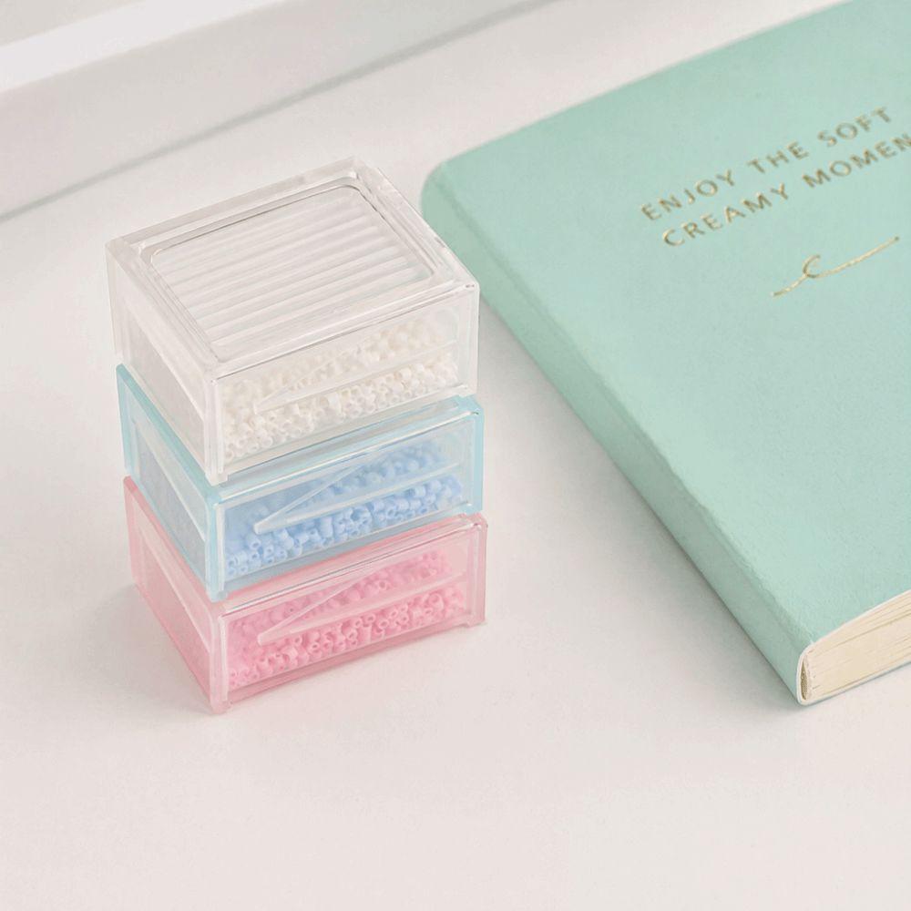 Plastic Fuse Bead Storage Box Double Layer Sorting Tray Handmade Workshop Use