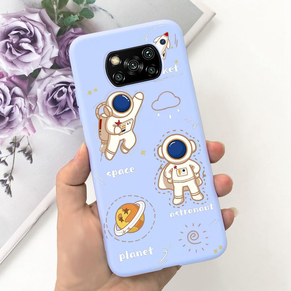 Case For Xiaomi Poco X3 Pro NFC Phone Cover Lovely Dinoaur Butterfly Silicone Soft Cases For Xiaomi Poco X3 GT X3Pro X3NFC Coque
