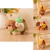 Plush Dachshund Dog Keychain With Soft Short Plush For Bag Decoration And Gift