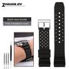 Для Casio Swordfish Резиновый ремешок MDV-106/ MDV-107 MTP1374/MTP1375 EFR-303L Seiko мужской дышащий силиконовый черный ремешок 20мм 22мм