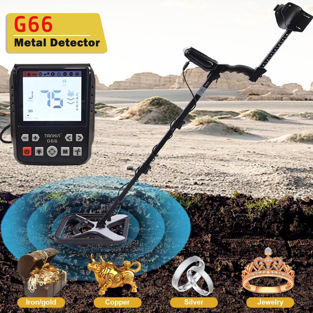 Профессиональный метаадетектор G66 Профессиональный пинпоинтер Gouden Детектор Gouden Hoge Gevoeligheid Schatradar Detectoren