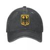 Germany Deutschland Cap Hats Dad Baseball Cap Casual Eagle Coat of Arms Hat Washed Cotton Sport Casquette Gorras
