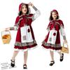 Halloween Parent-Child Adult, Grimm's Fairy Tales Patch Farm Little Red Riding Hood Cosplay Costume