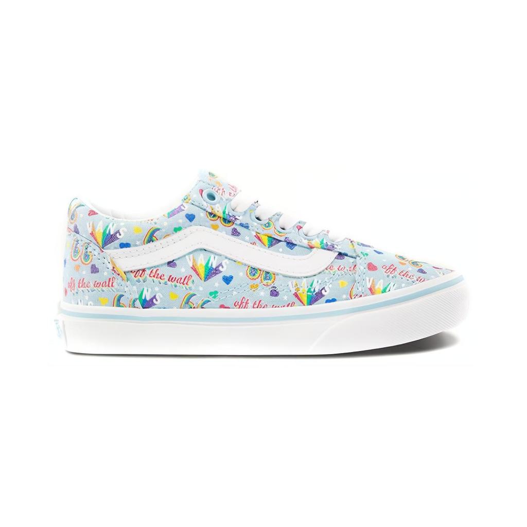 Vans Детские кеды Old Skool с низким верхом Радужные детские кроссовки VN000W9T9EI