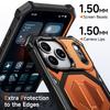 Case For iPhone 17 Air 16e 16 15 14 13 12 17 Pro Max Plus Coque For Magsafe Wireless Charging Magnetic Metal Stand Armor Cover