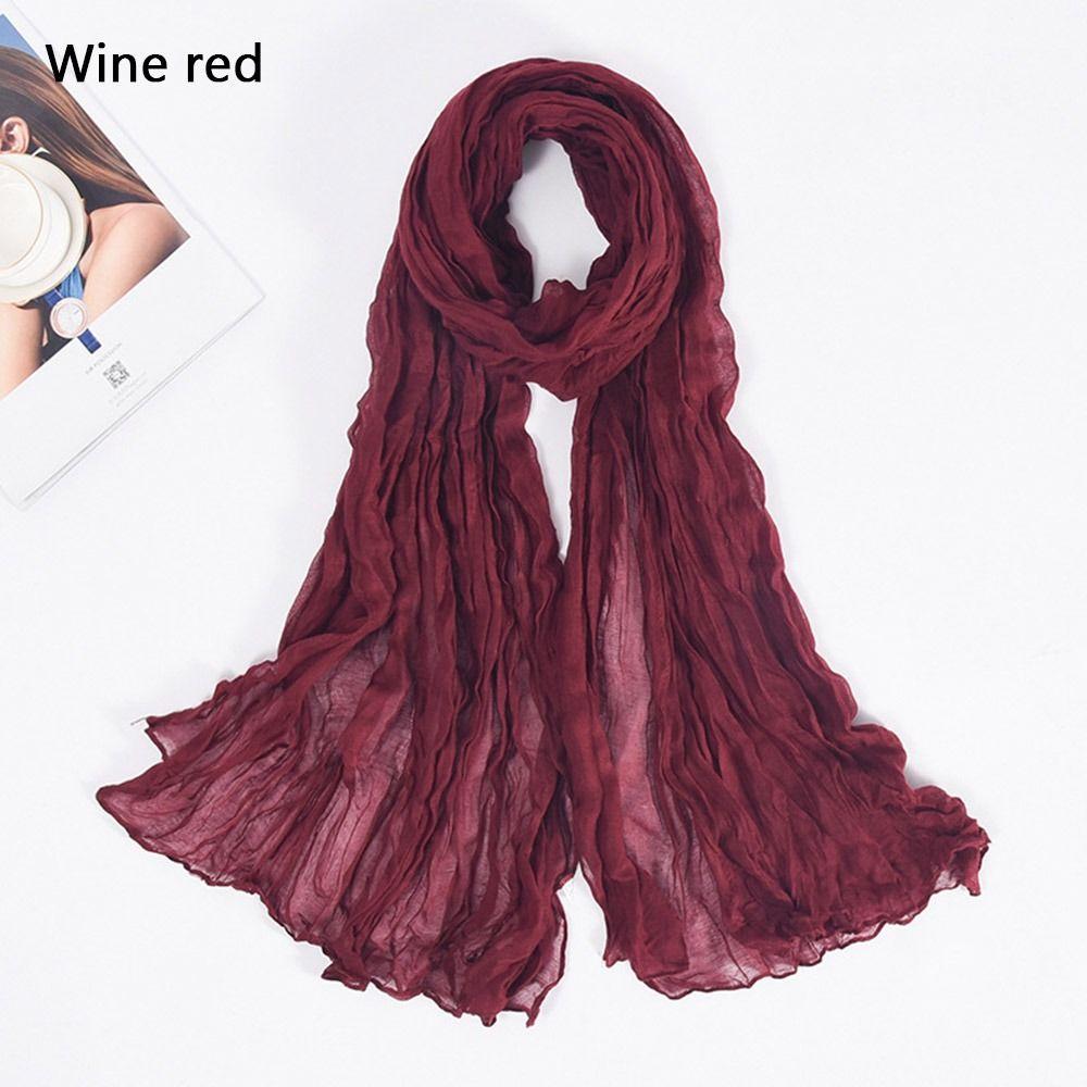 Sun Protection Shawls Soft Pashmina Summer Beach Scarves  for Women Men